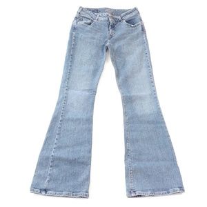 Silver Womens 30 Jeans Flair Bootcut Blue